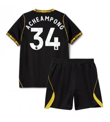 Chelsea Josh Acheampong #34 Bortaställ Barn 2026-27 Kortärmad (+ Korta byxor)